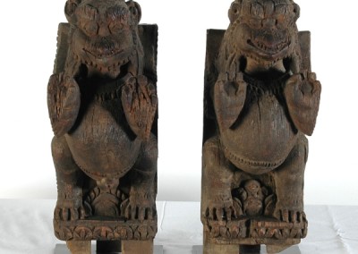 WOOD STRUTS  from indra shrine ,  nepal 17 cent.