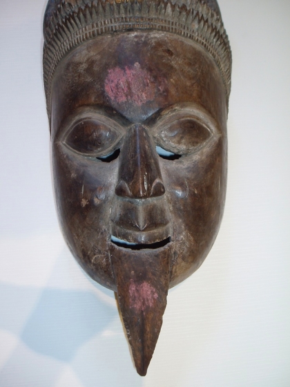 A  LARGE  ALTAR  MASK  FROM  SOUTH  INDIA 19 CENT.