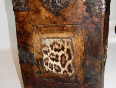 RARE LEOPARD  COFFER