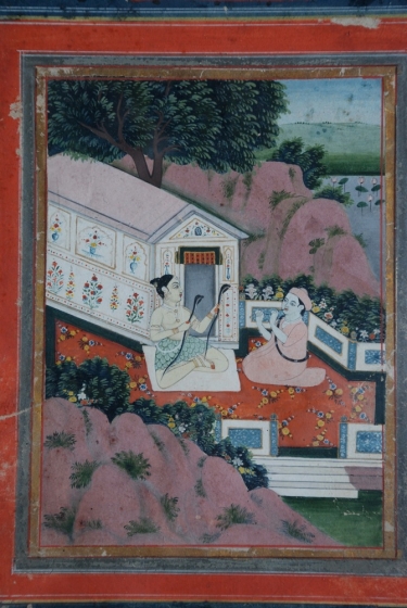 ASHAVARI RAGINI    miniature  north india