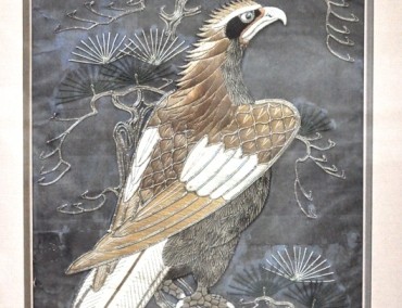 PAIR OF RELIEF FALCON JAPAN 19 TH.