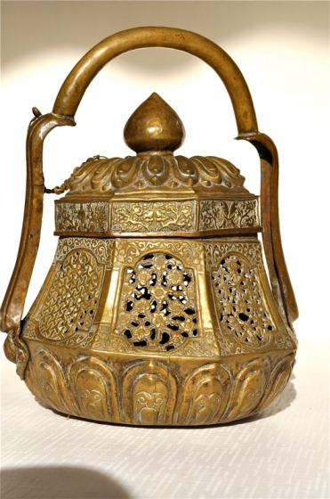 GILDED REPPOUSSE VESSEL